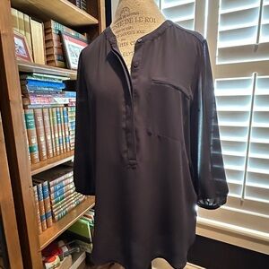 NYDJ Midnight Blue Blouse